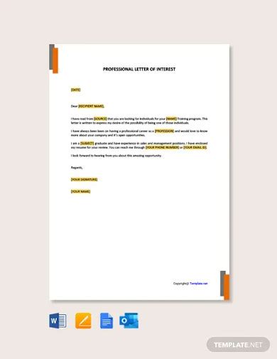 10 Letters Of Interest Examples To Download 10 Letters Of Interest Examples To Download