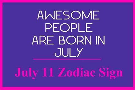 Unraveling the 11 July Personality