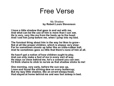13 Famous Free Verse Poetry 13 Famous Free Verse Poetry