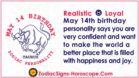 The 14th May Birthday Personality: Unveiled!