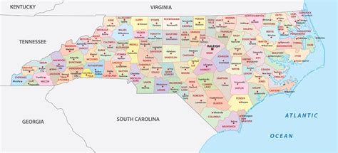 15 Map Of North Carolina Counties Image Hd Wallpaper