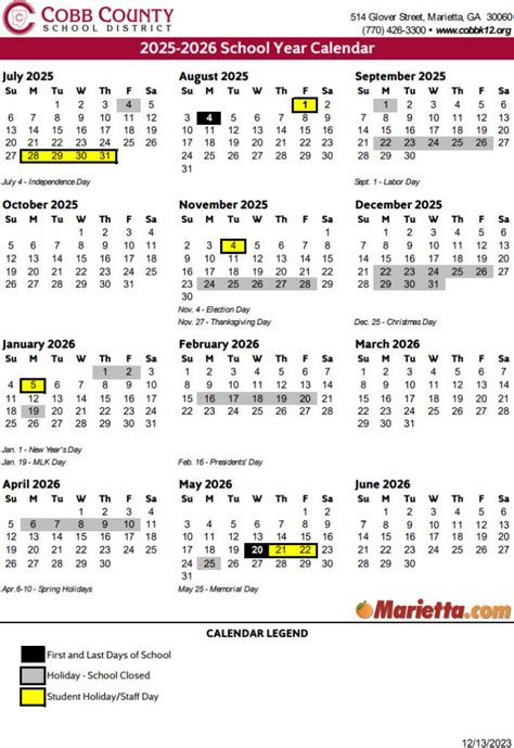The Ultimate School Calendar Guide