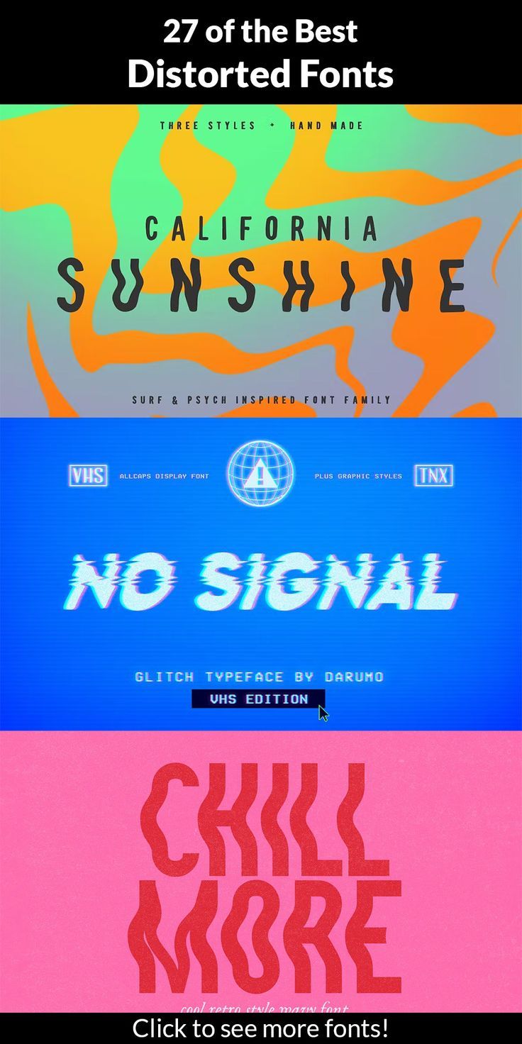27 Distorted Fonts That Bring Funky Designs To Life 27 Distorted Fonts That Bring Funky Designs To Life