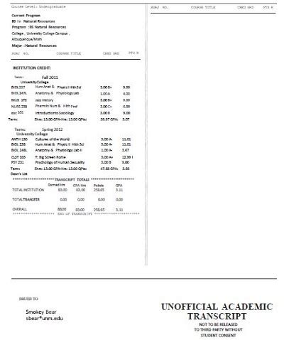 30 Free College Transcript Templates College Transcript Template Pdf 30 Free College Transcript Templates College Transcript Template Pdf