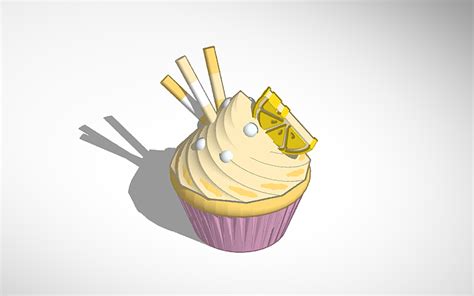 3D Design Lemon Cupcakie Tinkercad 3D Design Lemon Cupcakie Tinkercad