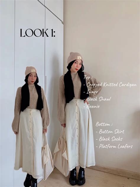 4 Ways To Style Button Skirt Miday Lemon8