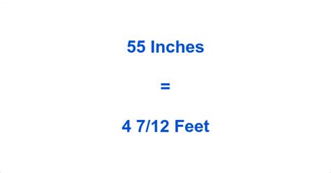 55 Inches Unveiled: 1 Easy Conversion