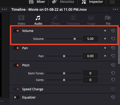 6 Ways To Change Volume In Davinci Resolve Keyframing