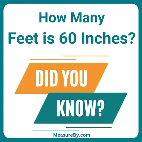 60 Inches: The Easy Foot Conversion