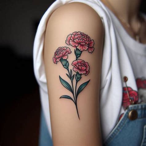 64 Empowering Carnation Tattoo Ideas With Meaningful Interpretations