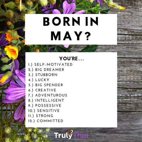 7 May Birthday: A Unique Personality Profile