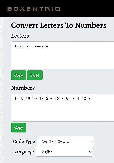 8 Best Free Online Letters To Numbers Converter Websites 8 Best Free Online Letters To Numbers Converter Websites