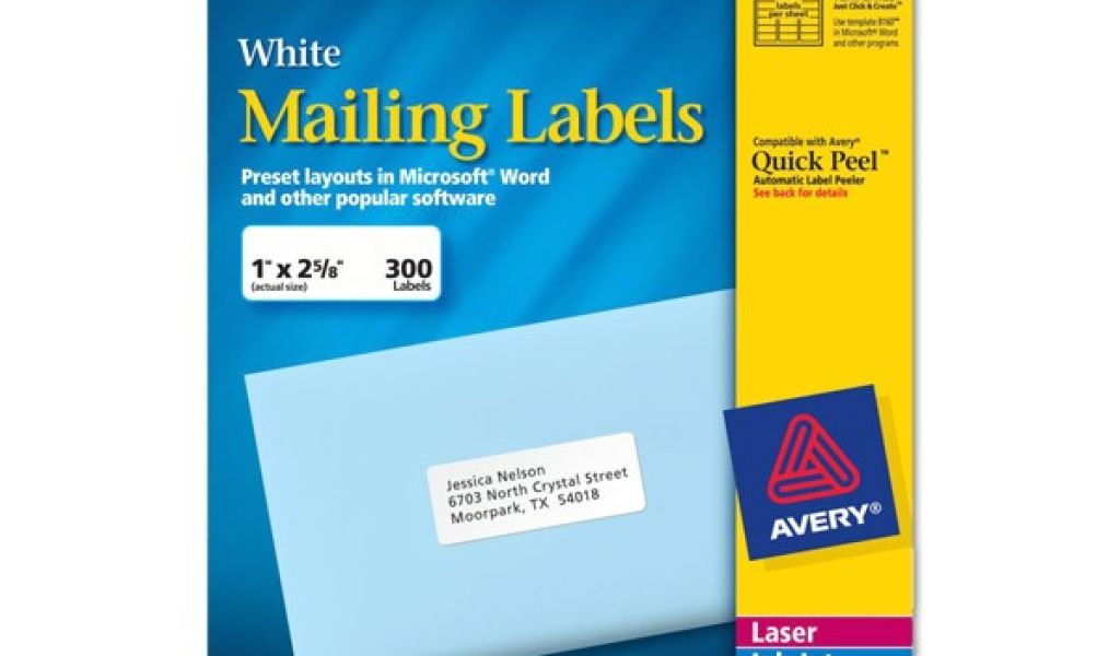 8160 Avery Label Template For Word Jolochocolate