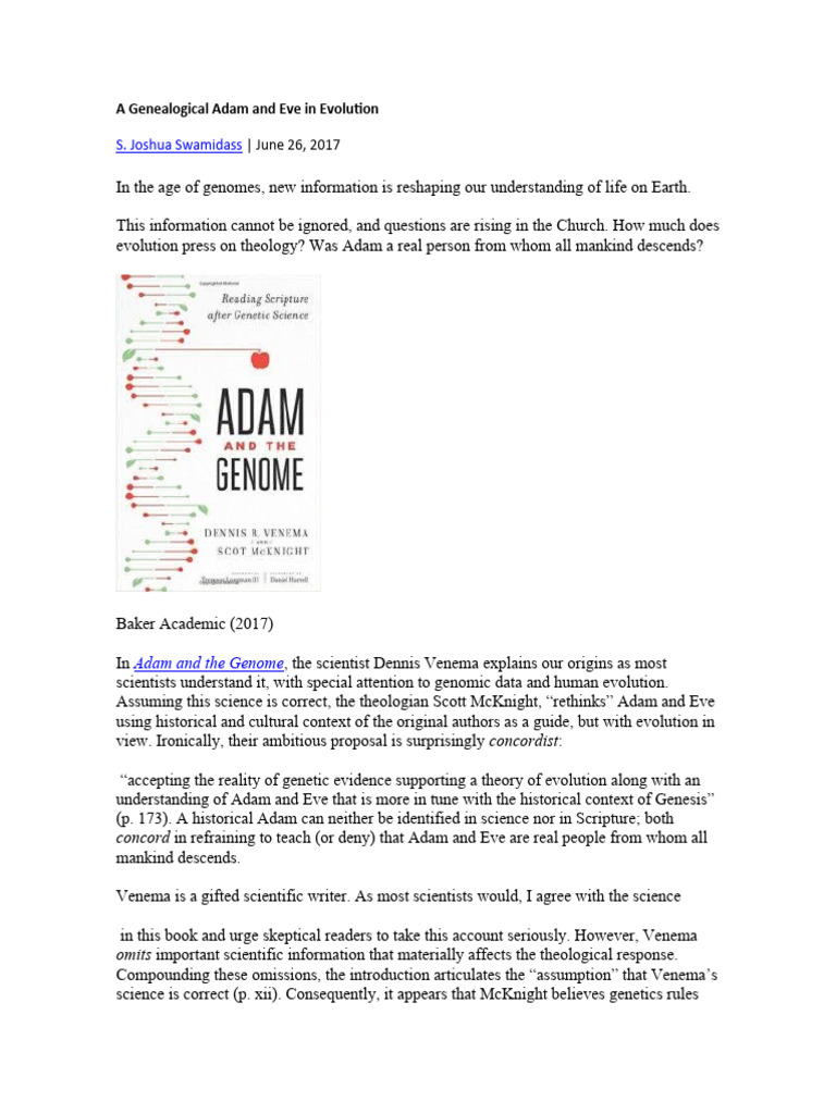 Tracing Adam and Eve's Descendants