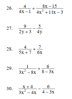 Step-by-Step Guide: Add/Subtract Rational Expressions