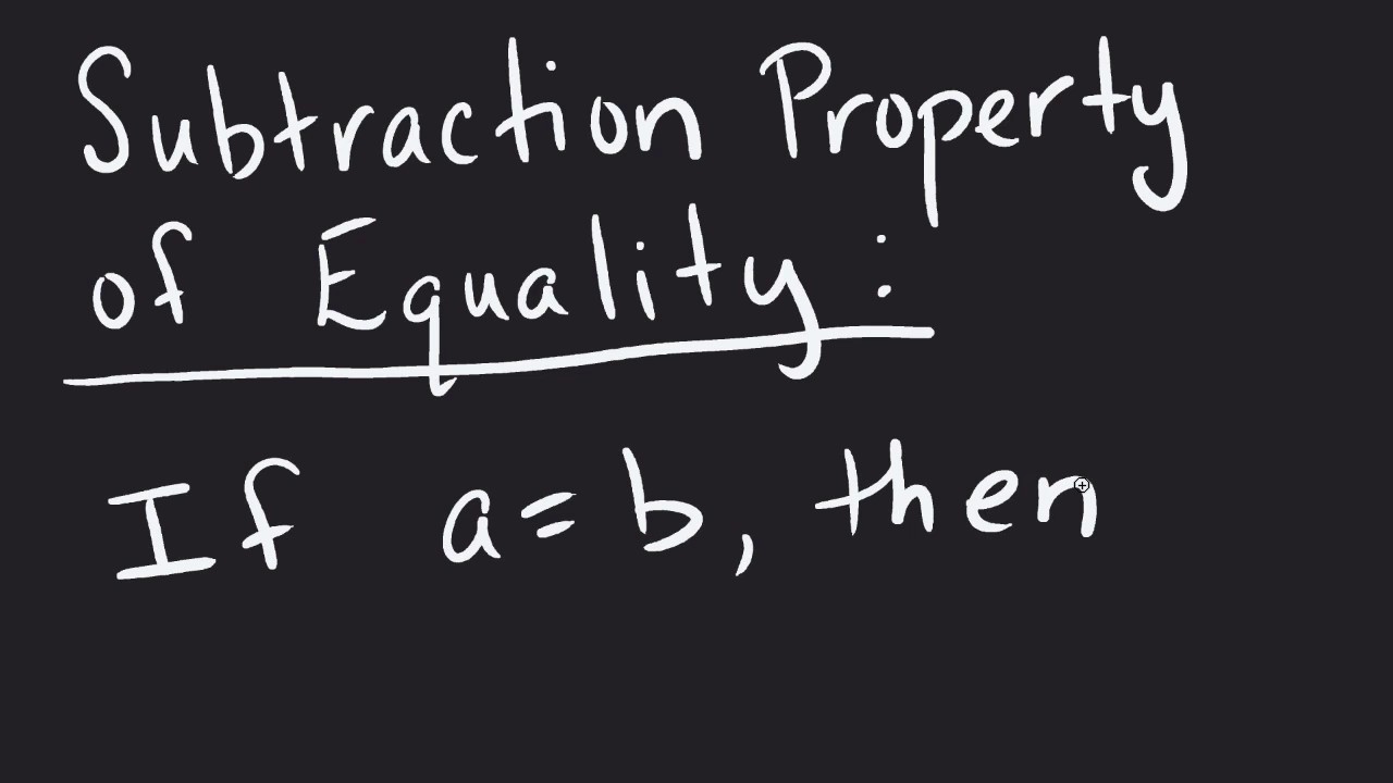Addition Property Of Equality Youtube Addition Property Of Equality Youtube
