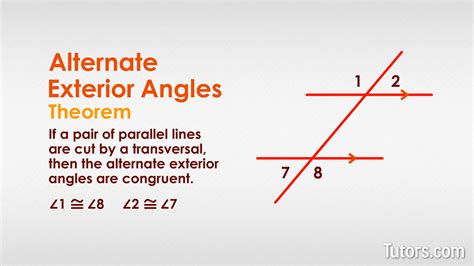 Unveiling the Secrets of Alternate Exterior Angles
