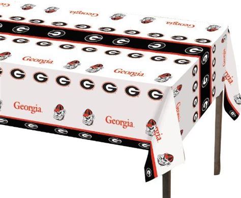 Amazon Com Creative Converting Georgia Bulldogs Plastic Banquet Table Amazon Com Creative Converting Georgia Bulldogs Plastic Banquet Table