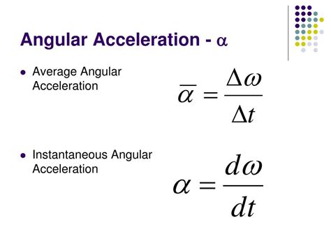 Angular Acceleration Formula Physics Angular Acceleration Formula Physics