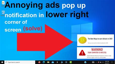 Annoying Ads Pop Up Notification In Lower Right Corner Of Screen Solve Youtube Annoying Ads Pop Up Notification In Lower Right Corner Of Screen Solve Youtube