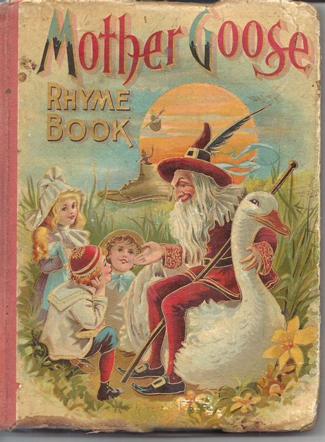 Antique Mother Goose Rhymes Book Vintage Nursery Rhymes Mother Goose Antique Mother Goose Rhymes Book Vintage Nursery Rhymes Mother Goose