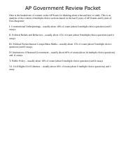 Ap Government Review Packet Ap Government Review Packet Here Is The