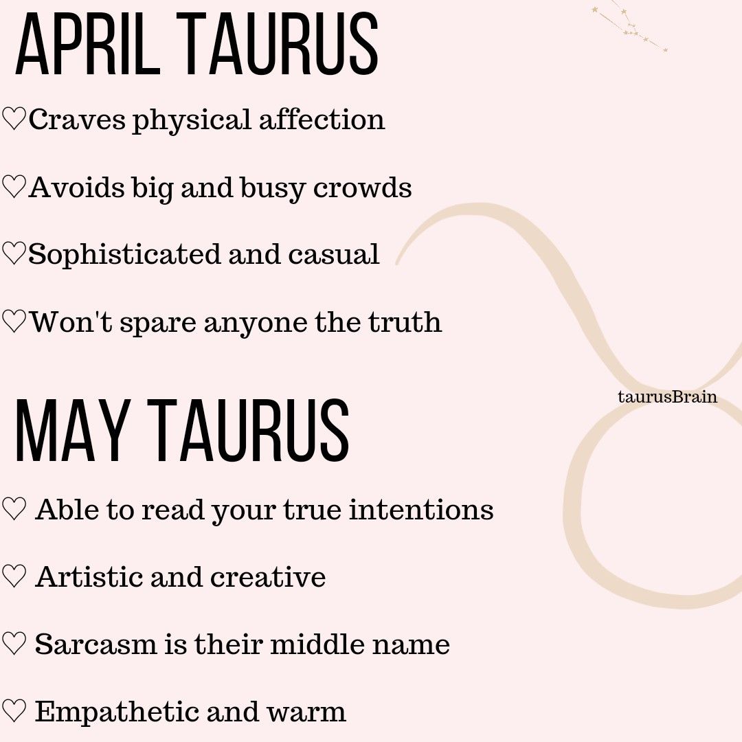 Taurus-Born: 5 April Rituals.