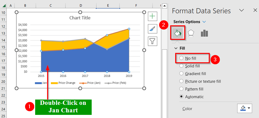 How to Create Area Charts with Dual Lines
