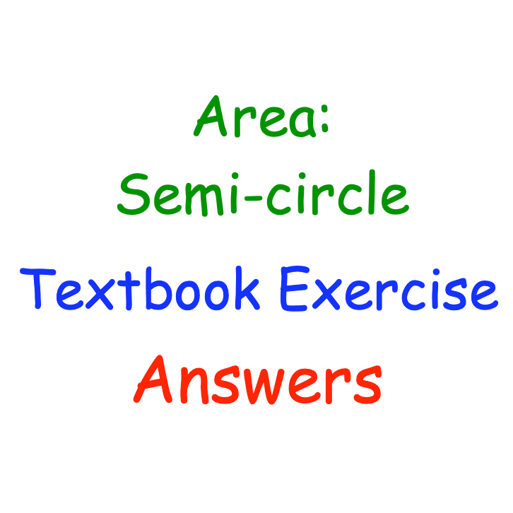 Area Of A Semi Circle Area Of A Semi Circle