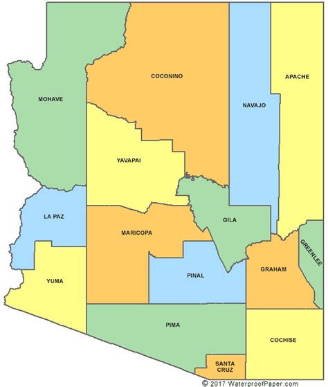 Arizona Counties: A Comprehensive Visual Guide