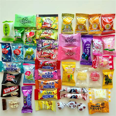 Assorted Candy Bag 60 Pcs Japanese Korean Chinese Candy Asian Assorted Candy Bag 60 Pcs Japanese Korean Chinese Candy Asian