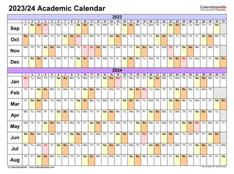 ASU's Academic Calendar Unveiled