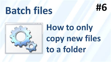 Batch File Tricks: Copy Files Fast. Batch File Tricks: Copy Files Fast.