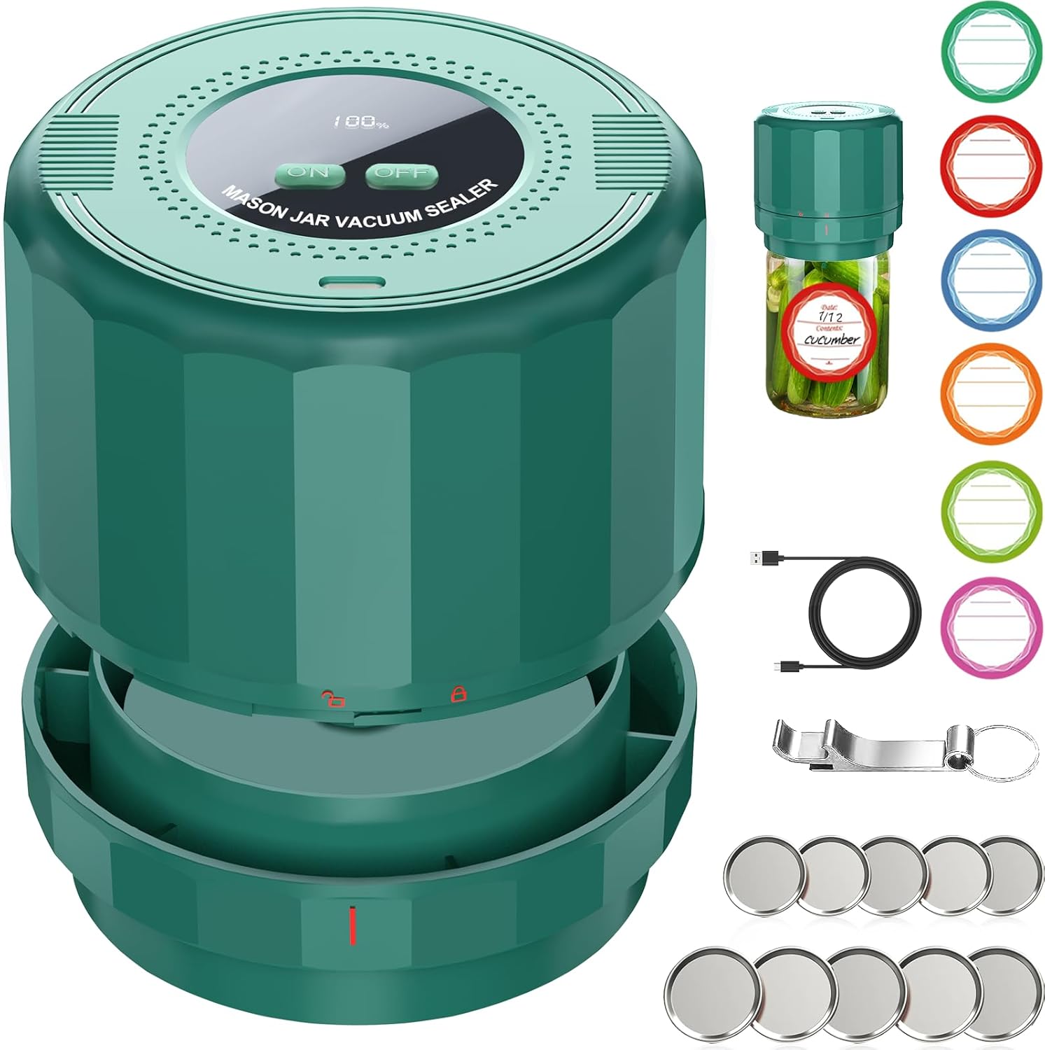 Best Electric Mason Jar Vacuum Sealer Kit Vacuum Sealing Machine Mason Best Electric Mason Jar Vacuum Sealer Kit Vacuum Sealing Machine Mason
