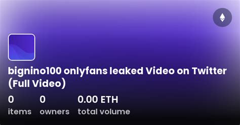 Bignino100's OnlyFans Leak: The Story Unveiled