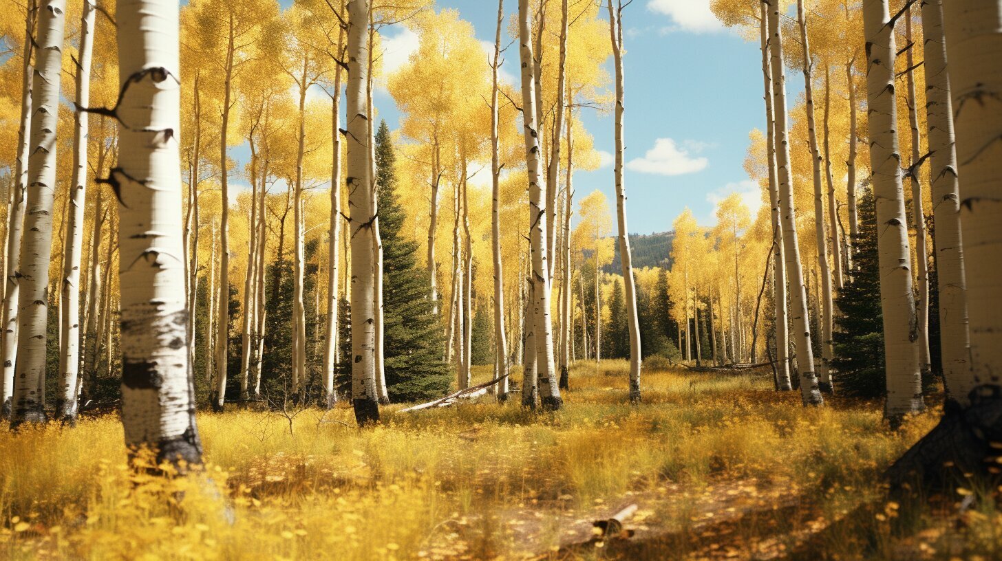 The Birch and Aspen: A Woodland Rivalry