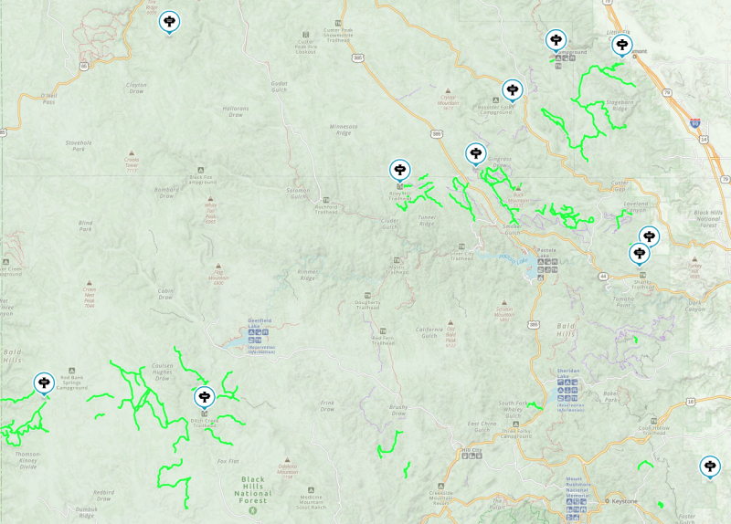 Navigate the Black Hills with Trail Maps Navigate the Black Hills with Trail Maps