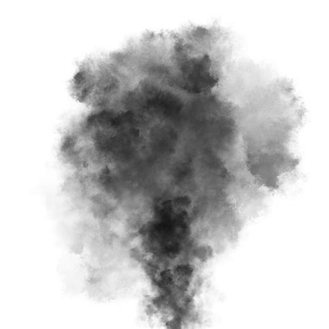 Black Smoke Rising Up Effect Isolated On Transparent Background For Black Smoke Rising Up Effect Isolated On Transparent Background For