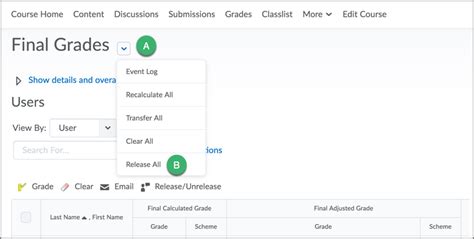 Calculating Final Grades In D2l Grades Tools Desire2learn Calculating Final Grades In D2l Grades Tools Desire2learn