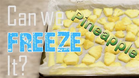 4 Ways to Freeze Pineapple