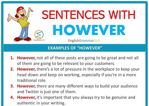 5 Ways: When to Use However