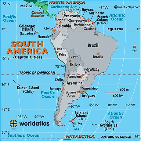 South America's 10 Capital Cities