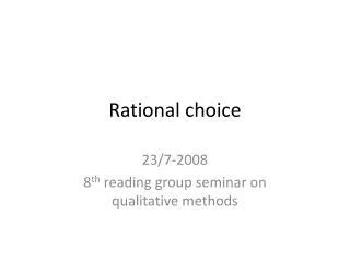 Chapter Four The Development Of Rational Choice Theory Ppt Video Chapter Four The Development Of Rational Choice Theory Ppt Video