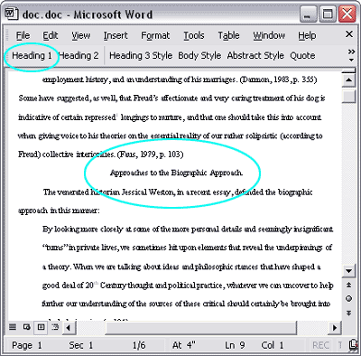 Mastering Chicago Style Section Headings