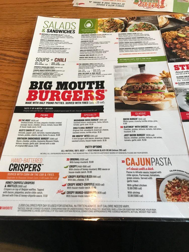 Chili S Grill Bar Menu Order Online Delivery Lincoln Ne City Wide Delivery Metro Chili S Grill Bar Menu Order Online Delivery Lincoln Ne City Wide Delivery Metro