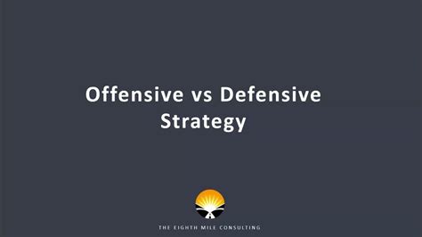 Choosing Between Offensive Or Defensive Business Strategies Youtube Choosing Between Offensive Or Defensive Business Strategies Youtube