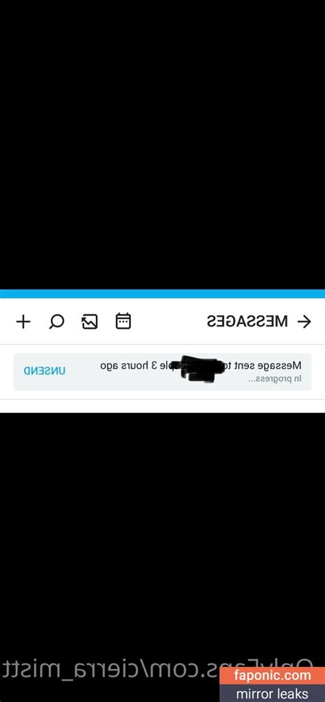 Cierra Mistt's Scandalous OnlyFans Leak