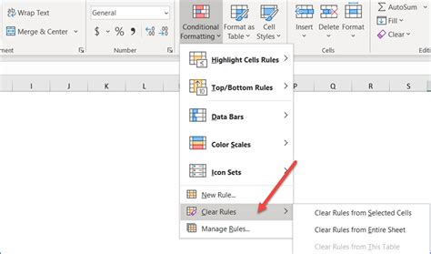 Clear Rules In Excel Clear Rules In Excel