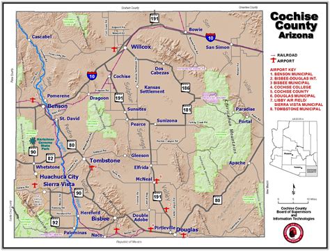 Cochise County Map Page
