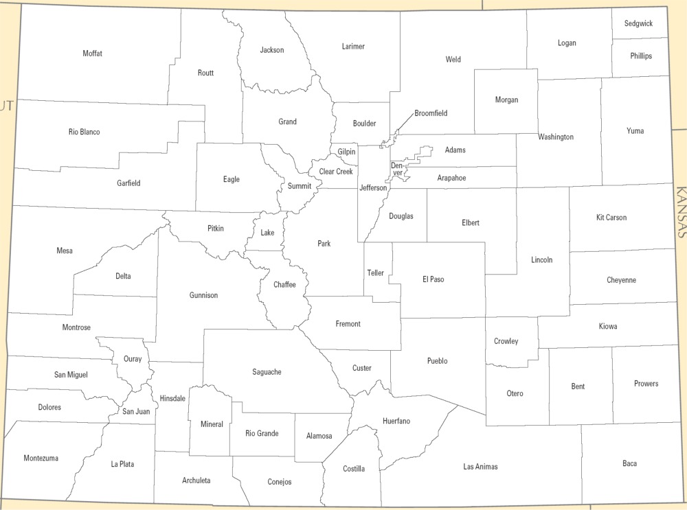 The Ultimate Guide to Colorado's County Map The Ultimate Guide to Colorado's County Map